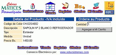 Agregar producto al Carrito de Compras
