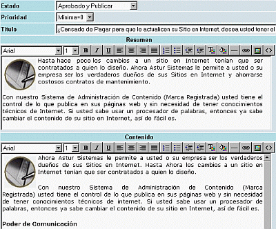 Su "Procesador de Palabras" para la Web, Libertad Total