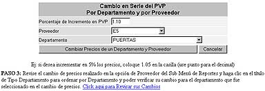 Sistema Comparacion Precios Cambios Por Tipo y Proveedor (15K)