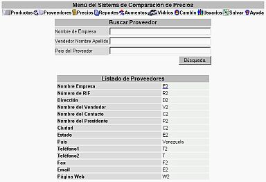 Sistema Comparacion Precios Proveedores (17K)